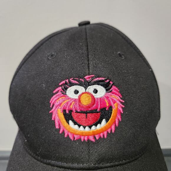 Disney Parks The Muppets Animal Head Black Adjustable Strapback Hat Cap OSFA - Picture 3 of 16